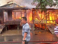 Empat rumah di Nipah panjang hangus terbakar