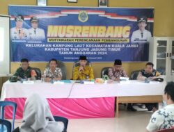 Lurah Kampung Laut Terima Berbagai Usulan Program Dalam Musrembang