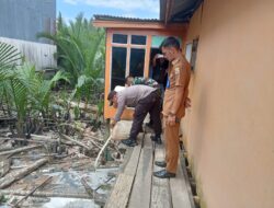 Kapolsek Kuala Jambi Menutup Tempat Penjualan tuak