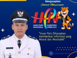 Pemdes Kuala Lagan Ucapkan HPN Tahun 2023