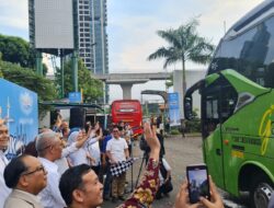 Kemnaker dan Ketua BMKJ Jakarta Lepas Mudik Gratis ke Jambi 