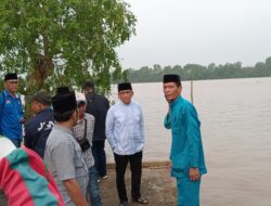 Kunker ke Teluk Majelis, H Bakri Tinjau Lokasi Halte Sungai