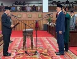 DPRD Provinsi Jambi Gelar Rapat Paripurna Pengambilan Sumpah PAW M Asriadi.