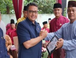 Wakil Ketua DPRD Kota Jambi Hadiri Pelantikan Ketua RT