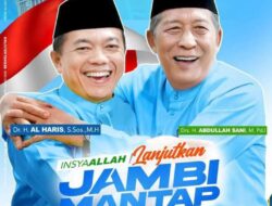 AL Haris – Abdullah Sani Potensial Menang di Pilgub Jambi