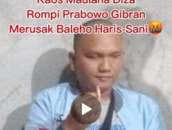 Oknum Diduga Tim RH Ketangkap Tangan Rusak Baliho Haris-Sani